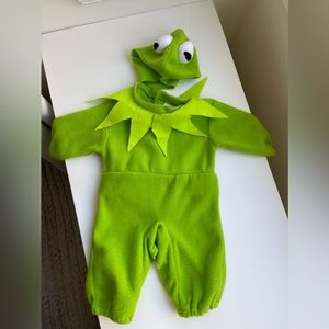 Kermit the frog infant costume